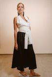 Pantalon Thai Negro Lino