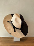 Custom Hat Boho Chic Bicolor Negro